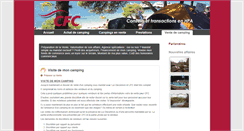 Desktop Screenshot of espace-vendeur.cfc-camping.com