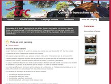 Tablet Screenshot of espace-vendeur.cfc-camping.com